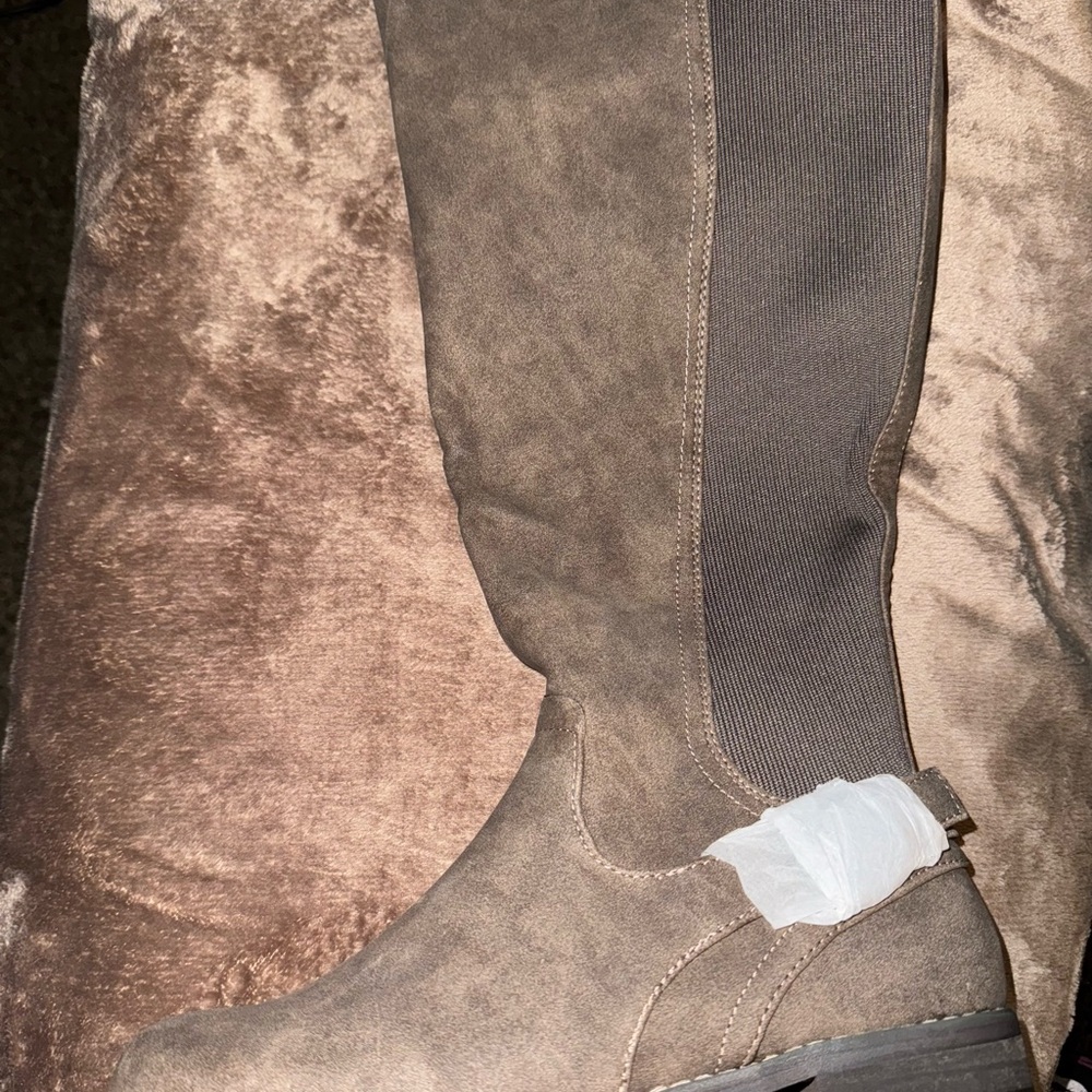 Torrid Brown Knee-High Boots NEW